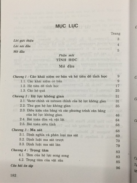 Sách - Cơ học Tập 1: Tĩnh học và Động học