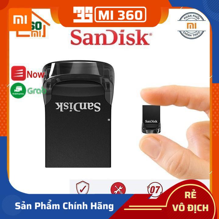 USB 3.1 SanDisk CZ430 16Gb/ 32Gb/ 64Gb/ 128Gb Ultra Fit Flash Drive tốc độ upto 130MB/s
