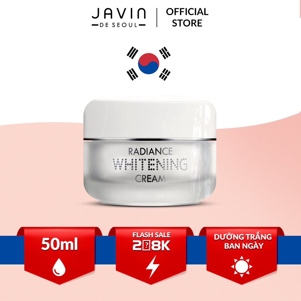 Kem dưỡng trắng da ban ngày Hàn Quốc Javin De Seoul Radiance Whitening Cream 50ml