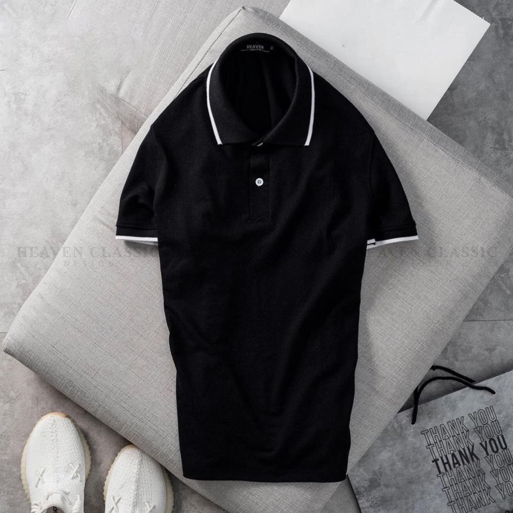 Áo Thun Nam Polo Cộc Tay Có Cổ - Áo Cộc Tay Nam Cao Cấp Siêu Đẹp - Phối viên đẹp, vải mềm, co giãn, mặc siêu mát