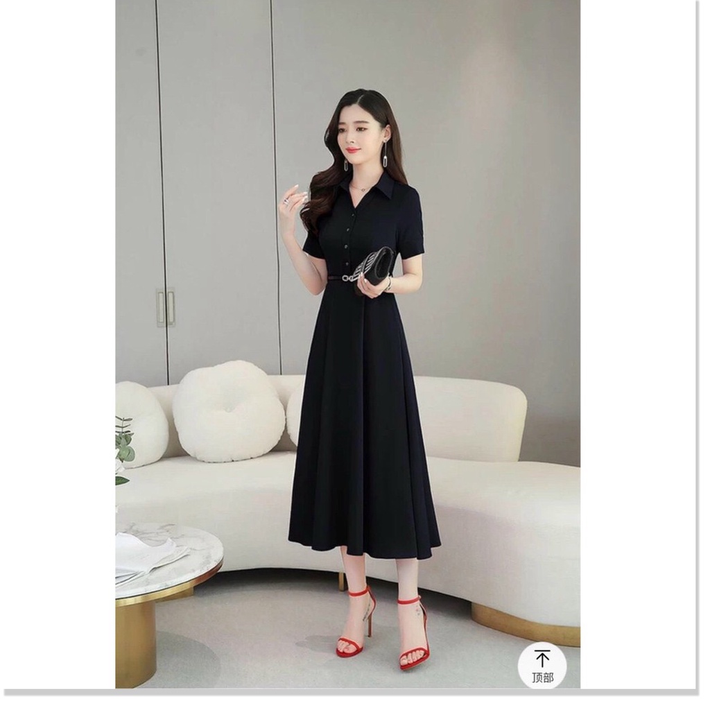 Đầm Cotton lạnh kèm nịt tôn dáng , thanh lịch cho các nàng KME FASHION