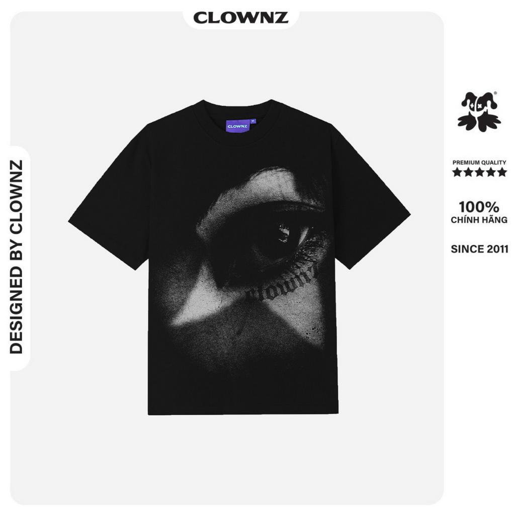 Áo thun oversize local brand ClownZ Midnight Eye T-shirt basic tay lỡ vải cotton cao cấp unisex nam nữ