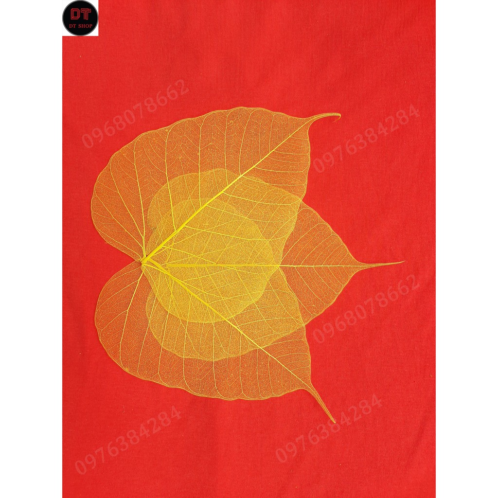 Xương lá bồ đề nhuộm vàng tự nhiên  size to