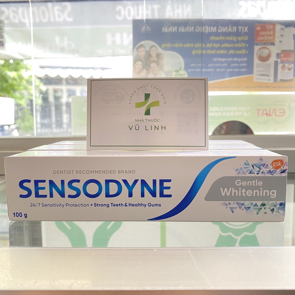 Kem đánh răng giảm ê buốt Sensodyne Repair Protect & Fresh Mint & Cool Gel & Rapid Action & Gentle Whitening