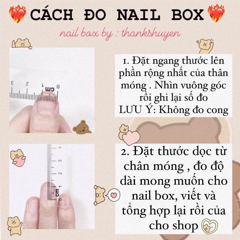 Nail box thiết kế mắt mèo kèm charm