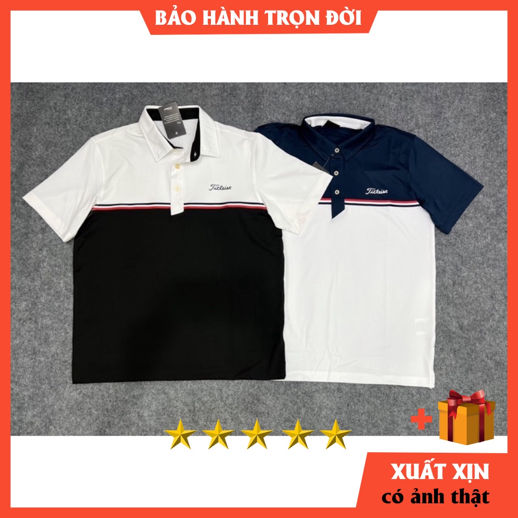 Áo Thun Thể Thao Có Cổ Titleist BẢO HÀNH TRỌN ĐỜI
