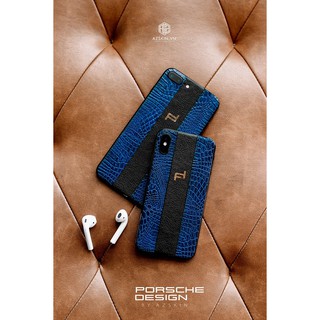 Miếng dán da bò Porsche Design xanh