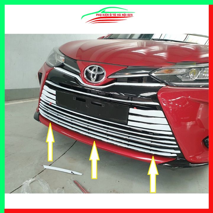 Ốp trang trí mặt ca lăng, calang Vios 2021-2022 trang trí làm đẹp xe