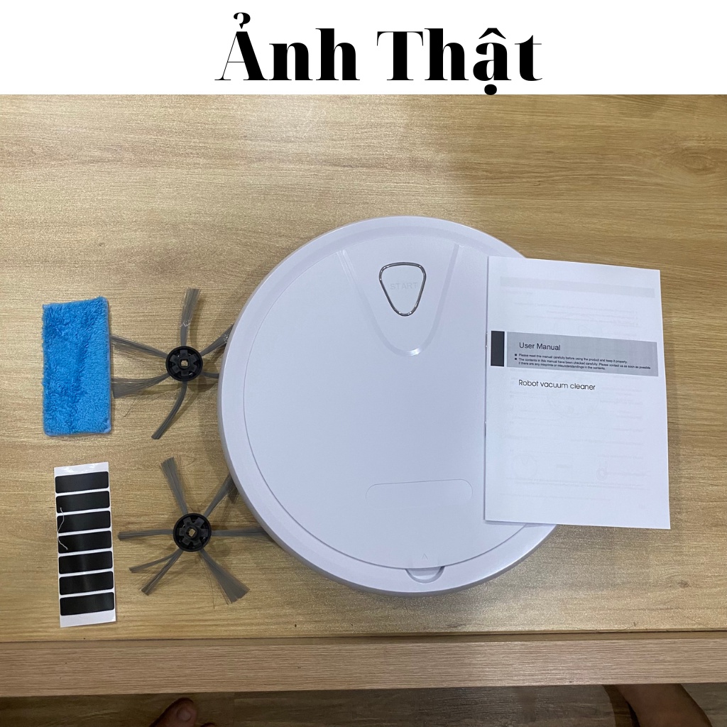 Robot hút bụi lau nhà cao cấp E01,máy lau nhà tự động, thiết kế nhỏ gọn, dễ sử dụng, lực hút mạnh, cảm biến chống va đập
