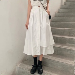 ORDER Chân váy vạt lệch ulzzang