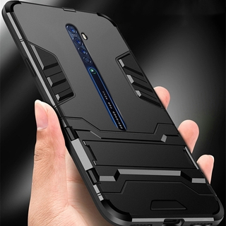 Dành Cho OPPO Reno2 F 2 Z Reno 10x zoom Reno Ace 2 Hybrid Hạng Nặng Chống Sốc Giáp Chân Đế Vỏ Điện Thoại