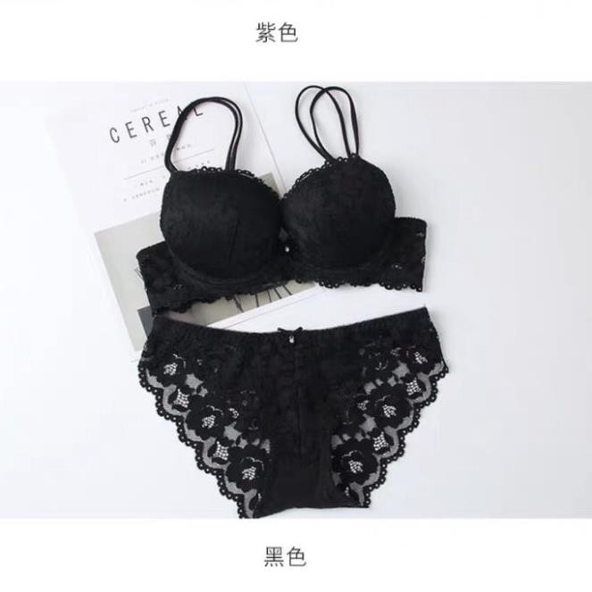 THANH LÝ - Bộ đồ lót ren có gọng đệm kép nâng ngực BL1390