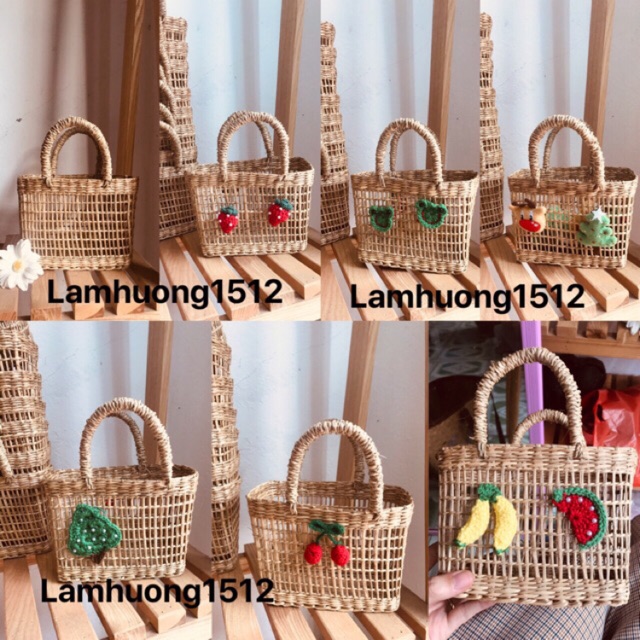 Làn cói mini cho trẻ em