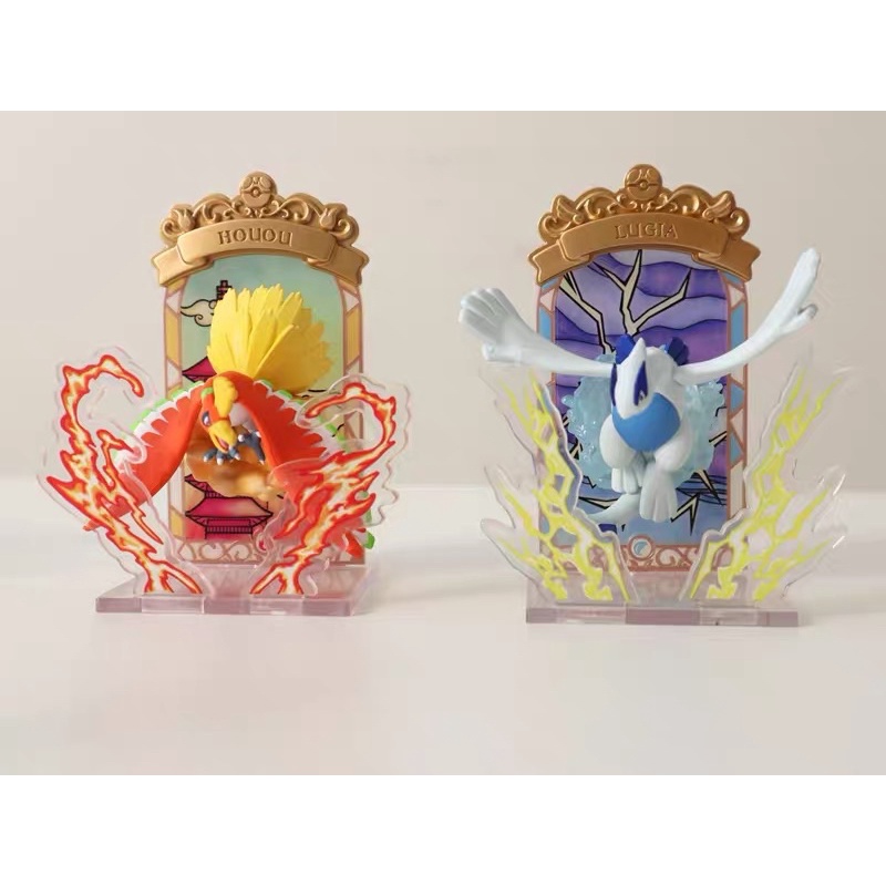 Màn hình kính màu Pokemon mô hình nhân vật trang trí