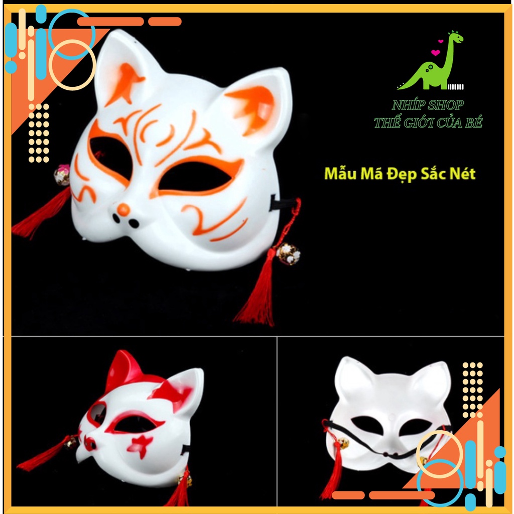Mặt nạ mèo phong cách nhật bản hoá trang lễ hội Cosplay, Quay Tiktok | BigBuy360 - bigbuy360.vn