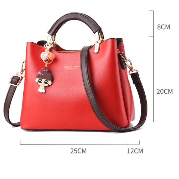 Túi Đeo Chéo Hình Hoạt Hình Màu Macaron Thời Trang Cho Nữ