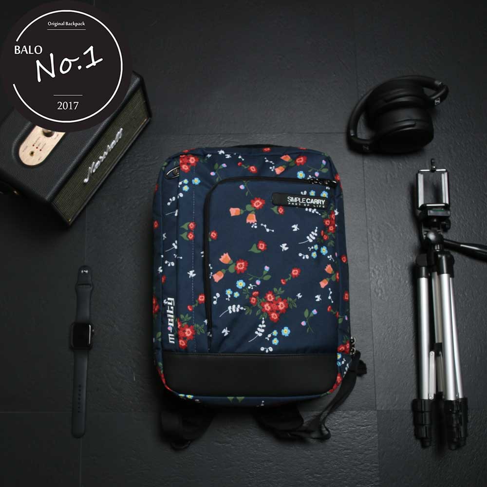 Balo Thời Trang Cao Cấp Simple Carry M – City Flower