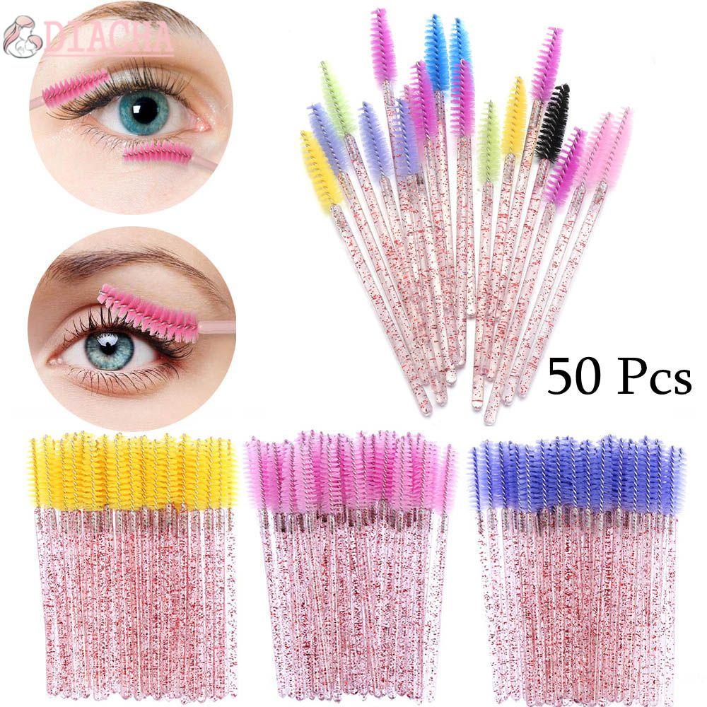 [Hàng mới về] Set 50 cái cọ chuốt mi/ chải chân mày dùng một lần tiện dụng