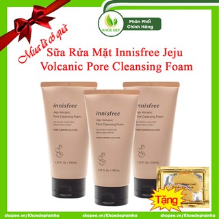 Sữa Rửa Mặt INNISFREE Jeju Volcanic Pore Cleansing Foam 150ml - Chính Hãng