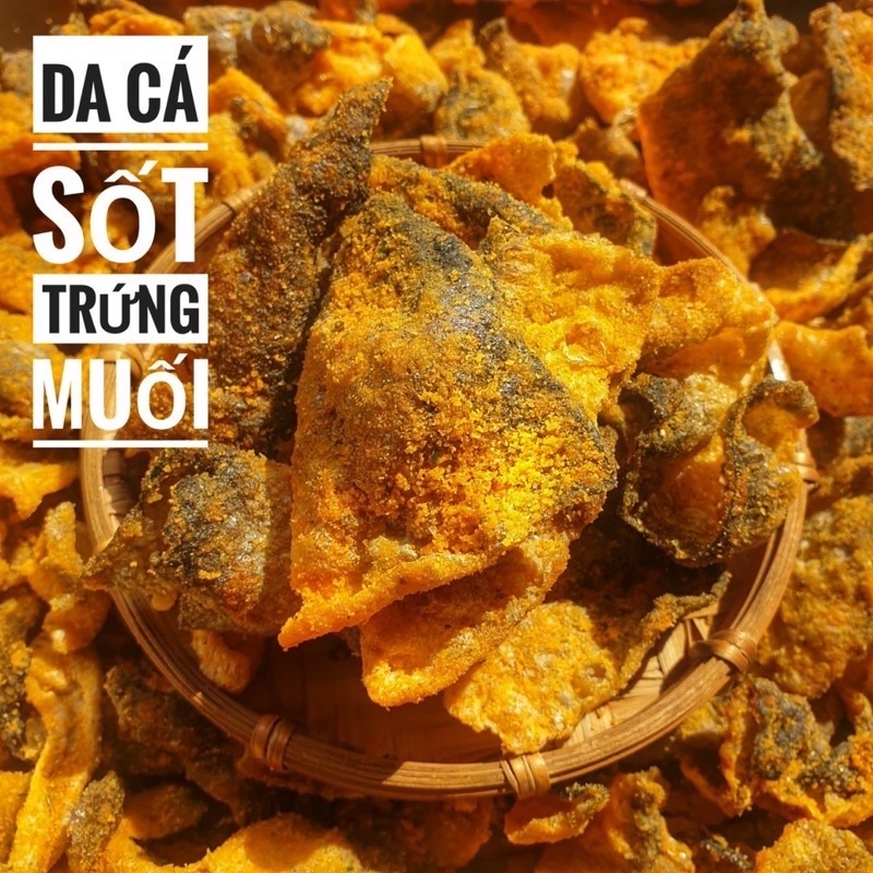 Da cá trứng muối lon 200G siêu ngon