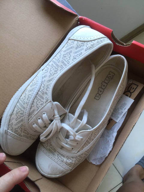Tly giày kappa trắng 90% size 37
