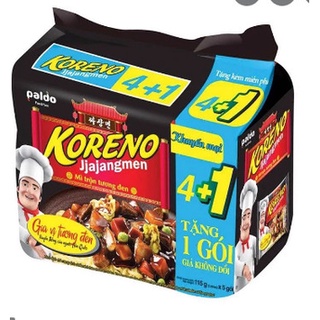 Lốc 4 mì trộn tương đen koreno jjajangmen 115g