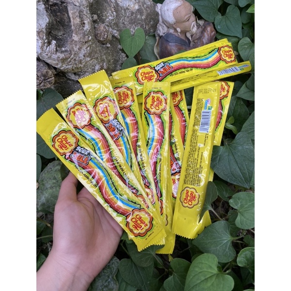 Kẹo dẻo hương trái cây Chupa Chups - chúp cầu vồng 8g