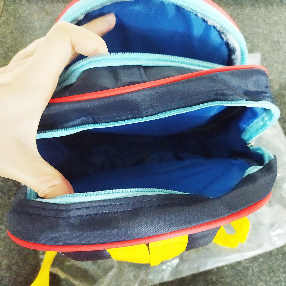 [ CÒN XANH THAN] Balo 2 ngăn SIÊU NHÂN dày dặn cho bé QATE0135