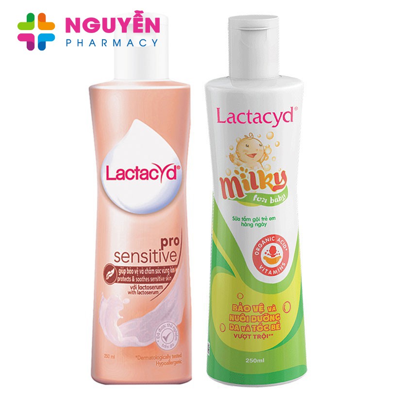 Dung dịch vệ sinh phụ nữ Lactacyd pro sensitive FH - Giúp bảo vệ, giữ ẩm, ngăn mùi vùng nhạy cảm