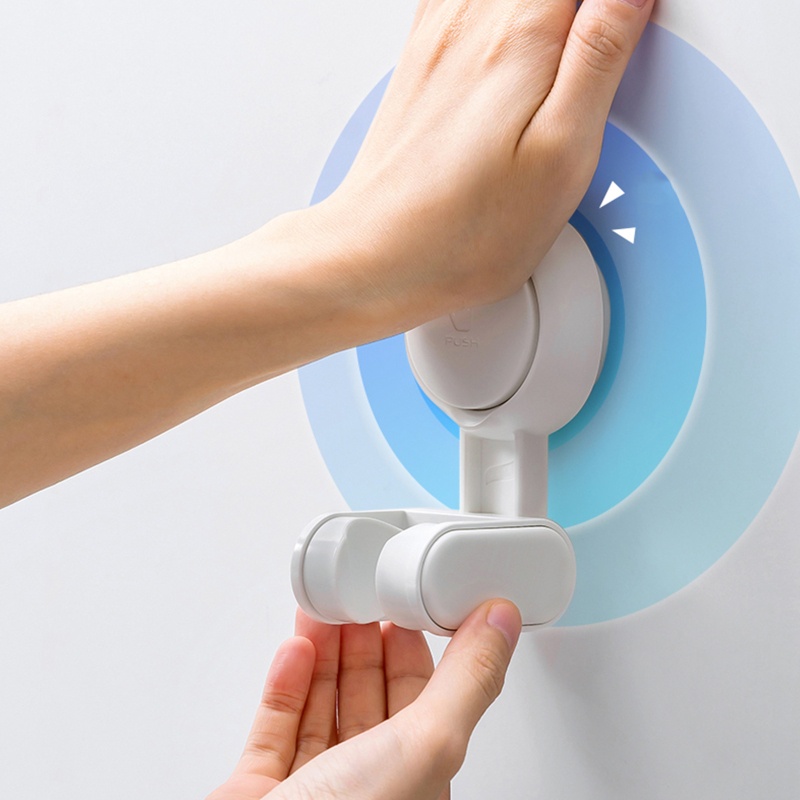 Giá Đỡ Vòi Hoa Sen Gắn Tường Không Cần Đóng Đinh Có Giác Hút Có Thể Điều Chỉnh