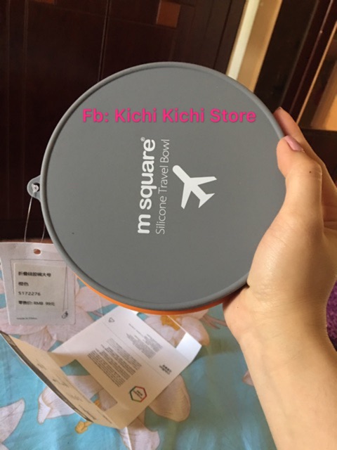 (HÌNH THẬT) SIZE L 1000ml TÔ / BÁT DU LỊCH GẤP GỌN SILICON THƯƠNG HIỆU m square Msquare | BigBuy360 - bigbuy360.vn