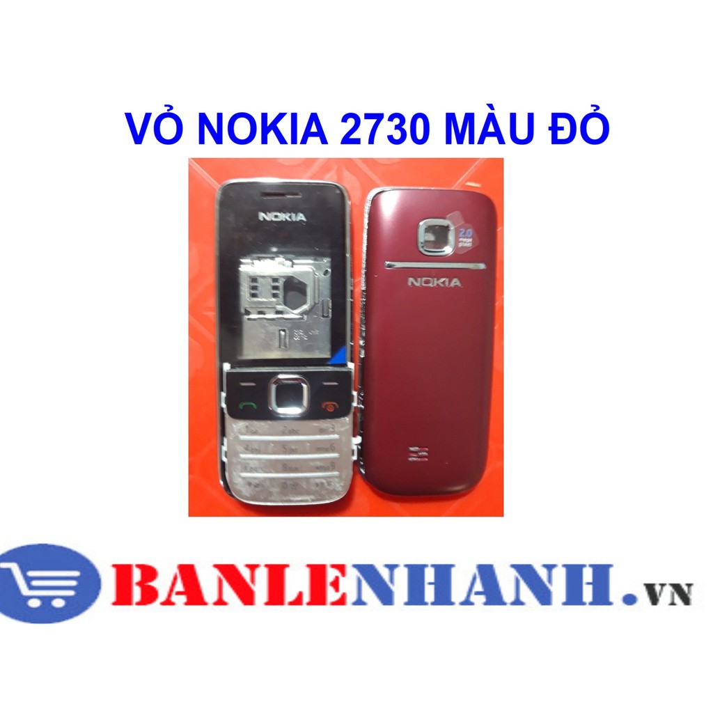 VỎ NOKIA 2730 MÀU ĐỎ