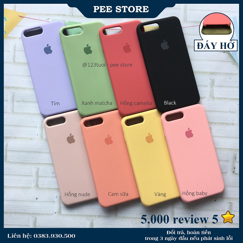 ỐP IPHONE CHỐNG BẨN LOGO TÁO CAO CẤP