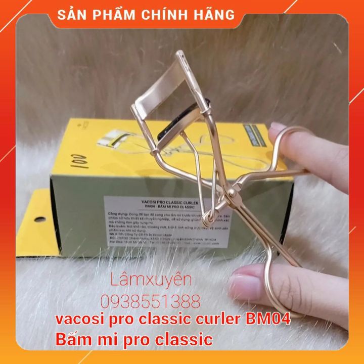VACOSI PRO CLASSIC CURLER BM04_Bấm mi pro classic  thiết kế nhỏ gọn độc đáo, nhỏ xinh, tiện lợi làm cá nhân
