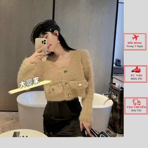 Áo len nữ lông thỏ ulzzang Hàn Quốc thu đông yolo fashion