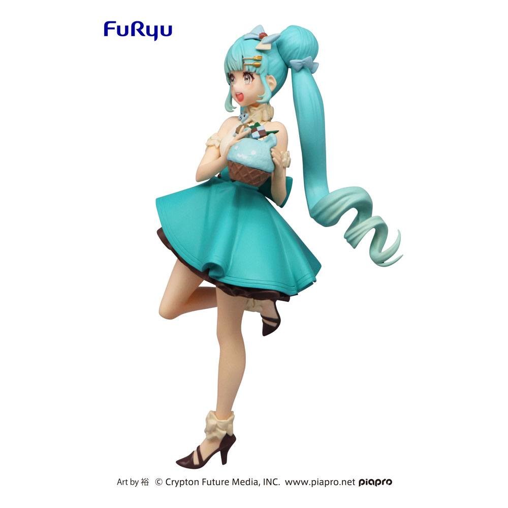 Mô Hình Figure Nhân Vật Anime Piapro Characters, Hatsune Miku, Sweet Sweets, Mint Chocolate Ver. (FuRyu) Chính Hãng