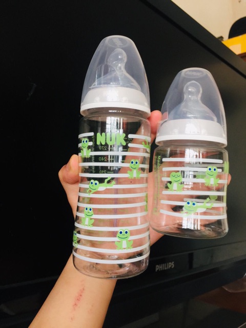 [Hàng nội địa Đức] Bình sữa NUK kiểm soát nhiệt độ của Đức size 150ml và 300ml