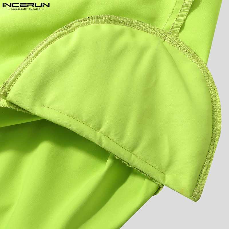 Set áo croptop tay dài + quần dài ống rộng INCERUN cho nam