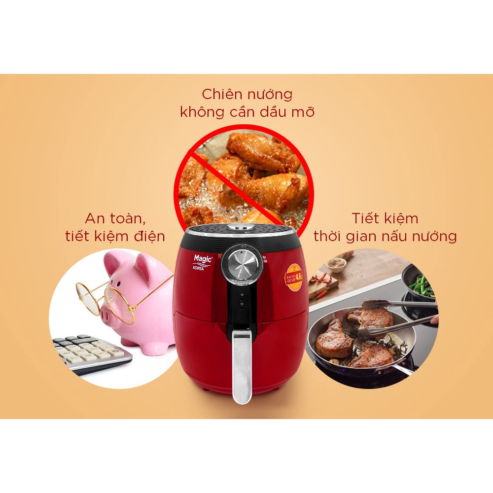 Nồi Chiên Không Dầu Magic A-802 (4.6 Lít)