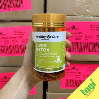 Thải độc gan Liver Detox HEALTHY CARE, 100 viên