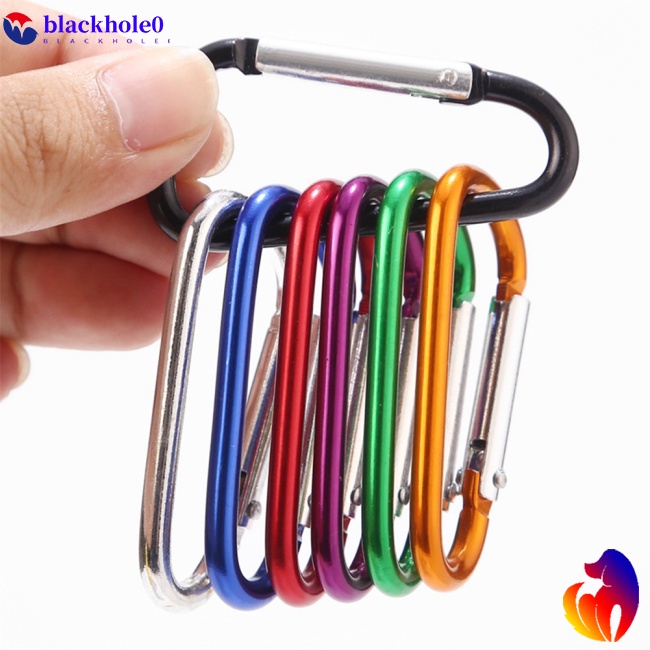 Bộ 5 Móc Khóa An Toàn Bằng Hợp Kim Nhôm Cho Hoạt Động Thể Thao Ngoài Trời