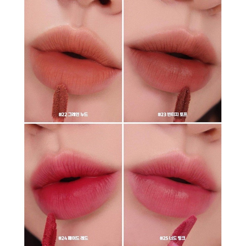 [Cam Kết Chính hãng] Son Kem Lì Siêu Mịn Romand Zero Velvet Tint