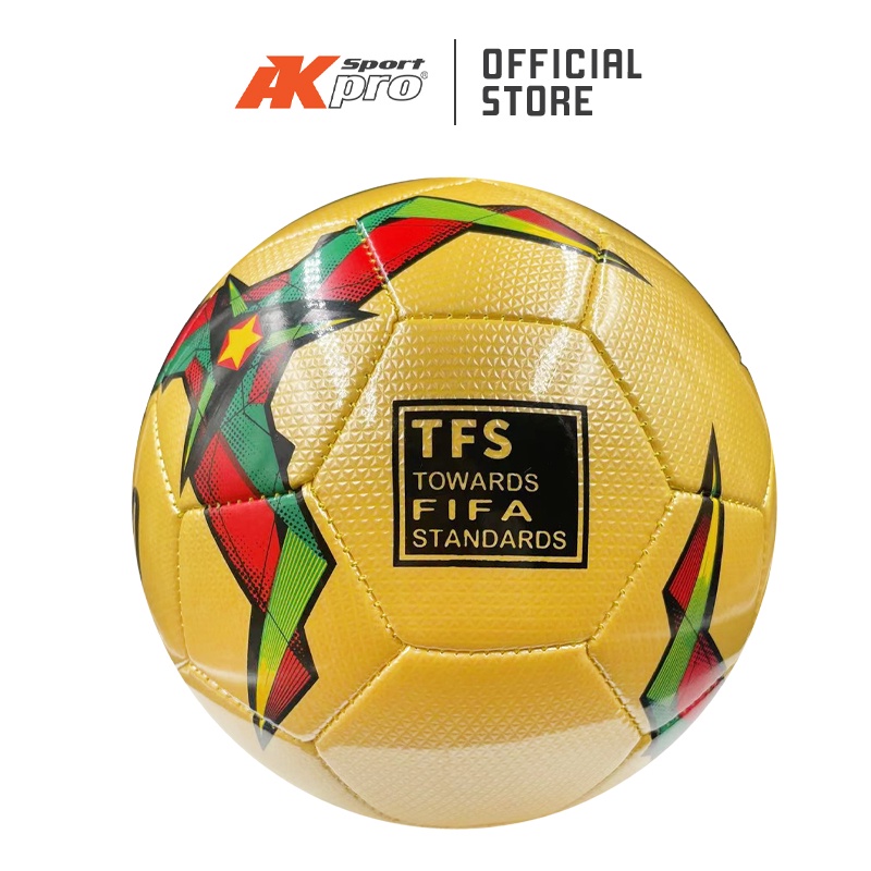 Bóng đá Futsal AKpro AF3300 màu Vàng (khâu máy) - Tặng kim bơm - Chính hãng