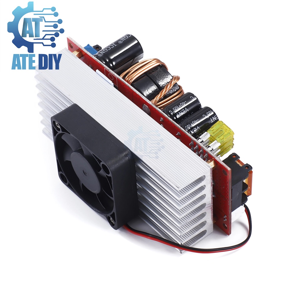 Module Tăng Điện Áp  DC-DC 1500W Có Hạn Dòng 12-80V 30A Có Quạt