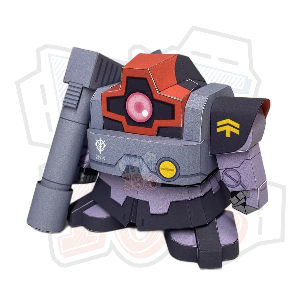 Mô hình giấy Robot SD Gundam MS-09 Dom