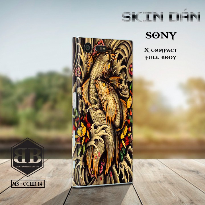 Bộ Skin Dán Sony Xperia X Compact dán full lưng viền dùng thay ốp lưng điện thoại nhiều mẫu mới