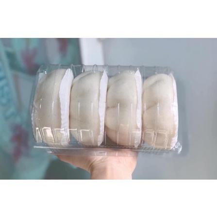 50 Hộp nhựa h53 đựng bánh bao, bánh bông lan