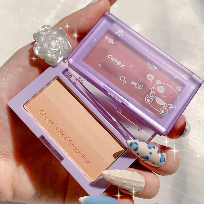 (Hàng Mới Về) Phấn Má Hồng XIXI Hai Tông Màu Trang Điểm Tự Nhiên má hồng mĩ phẩm nội địa trung | BigBuy360 - bigbuy360.vn
