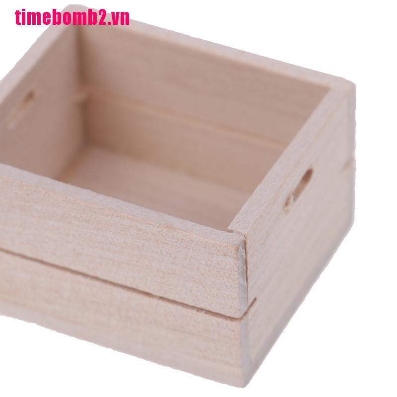 (Hàng Mới Về) Rổ Gỗ Đựng Rau Củ Quả Trang Trí Nhà Cửa