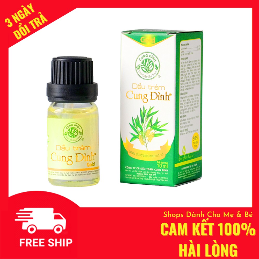 Dầu Tràm Cung Đình Gold 10 - 50ml CHÍNH HÃNG